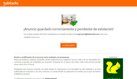 El anuncio ya esta grabado